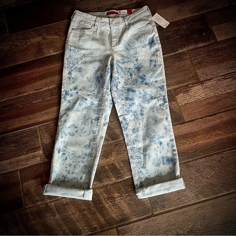 Jennifer Lopez Alicia Curvy Capri Jeans Mid Rise 6